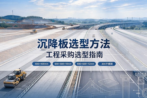 清江浦沉降板选择方法