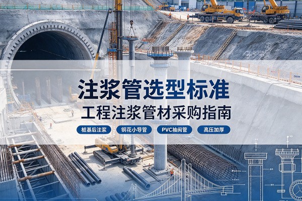 清江浦注浆管选型标准
